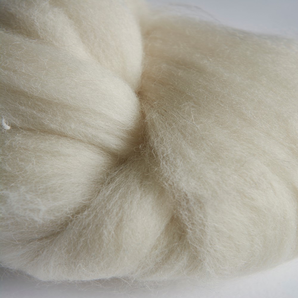 Double Scoured Wool Sliver